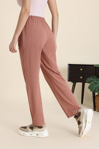 Zivame Knit Cotton Loungewear Bottom - Mocha Mousse — thumbnail 4